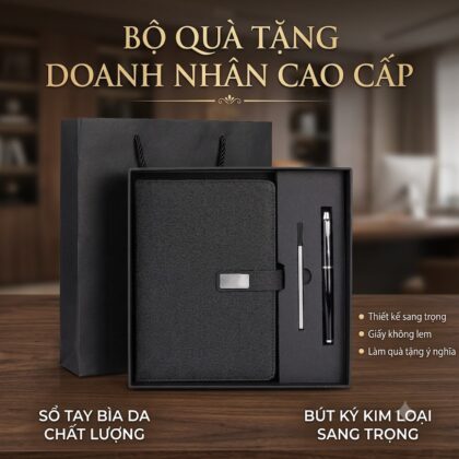 Sổ Tay Bìa Da A5 Khóa Nam Châm Cao Cấp – Sổ Ghi Chú, Nhật Ký, Planner Cá Nhân Tiện Lợi